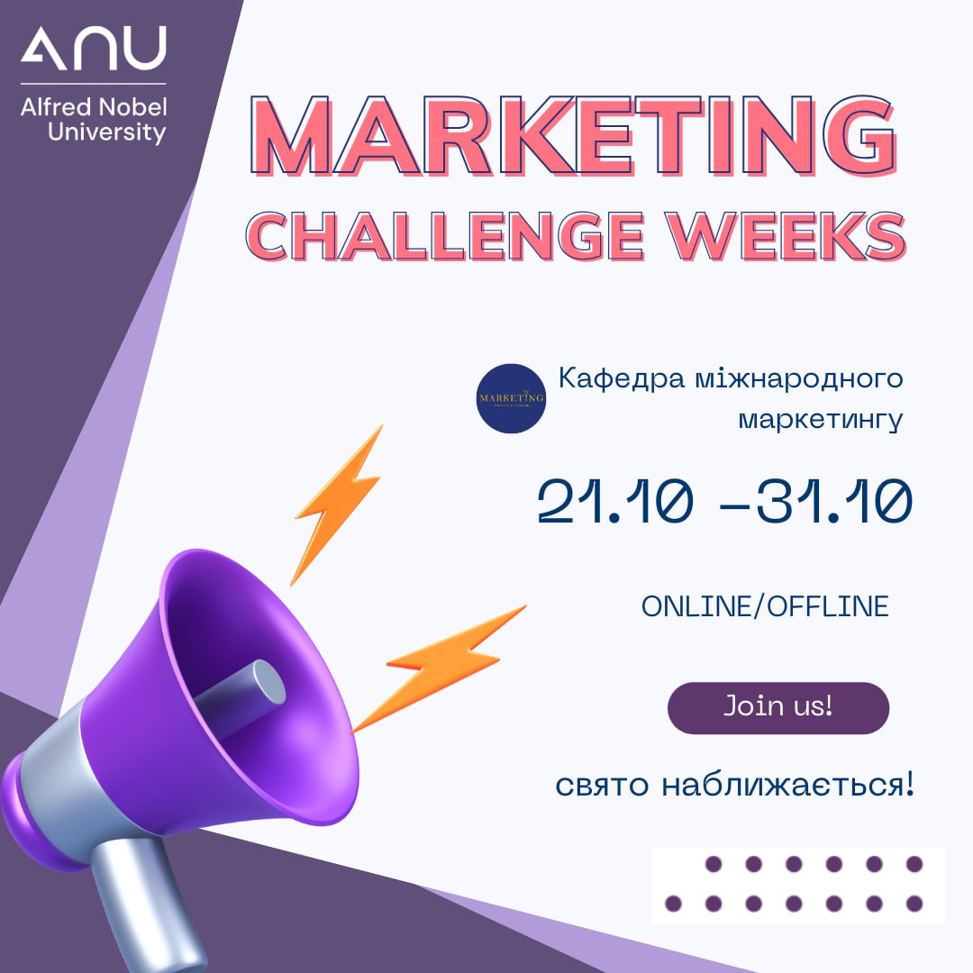 Marketing challenge weeks