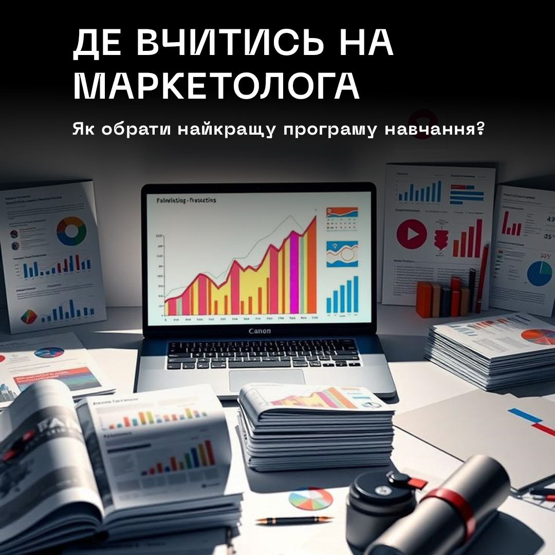 Банер статті: Де вчитись на маркетолога: як обрати найкращу програму навчання?