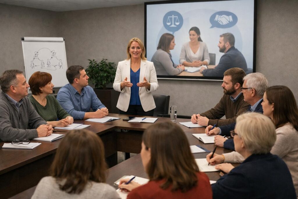 Семінар з медіації для викладачів в Університеті Альфреда Нобеля – врегулювання конфліктів